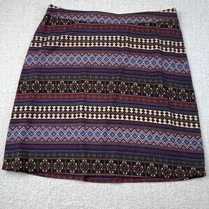 Double D Ranch Women’s Medium Brown Pull-On Skirt Boho Western Ranch Style Mini